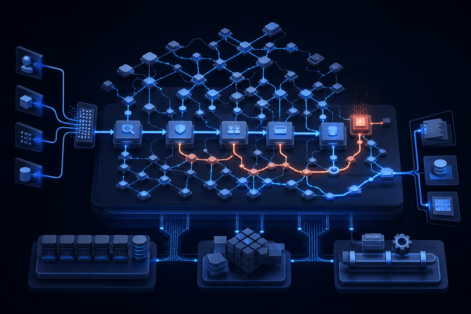 A semantic source-code graph tracing an unsafe data flow through software modules