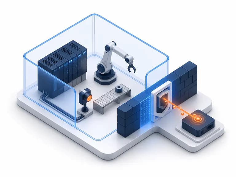 OT (Operational Technology) Testing security testing illustration